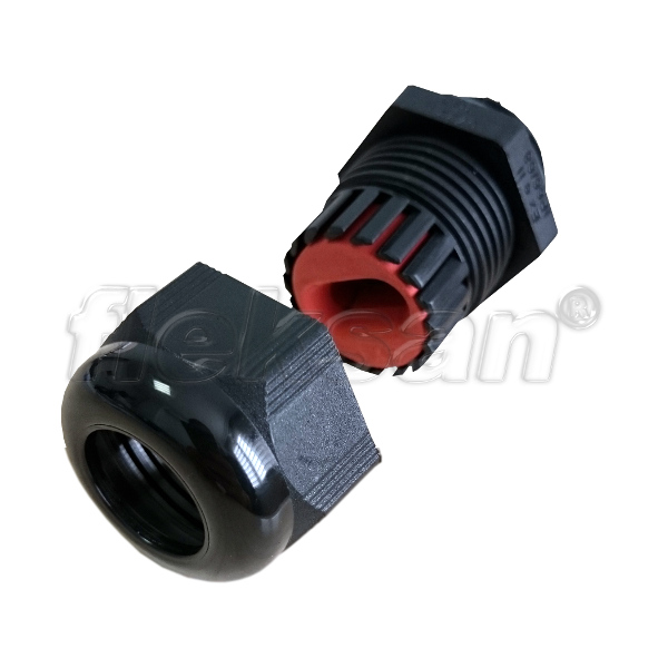 CABLE GLAND, POLYAMIDE, HEAT TRACING CABLE BLACK