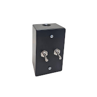 EMT METAL TOGGLE SWITCH BLACK