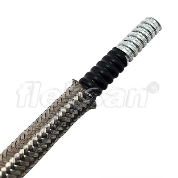 FLEXIBLE STEEL CONDUIT STAINLESS BRAIDED
